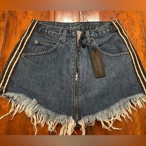 CARMAR NWT Orig Price 188- Denim Skirt Size 28